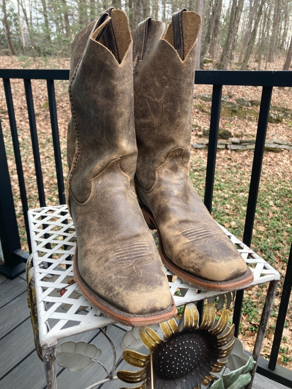 Justin Bent Rail Marfa Western Boot